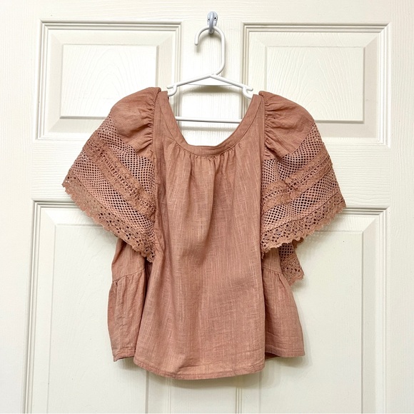 Old Navy Other - Old Navy Blush Pink Blouse Size 8 Medium